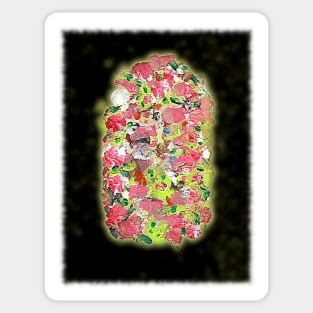 Colourful Acrylic Flowers Sticker